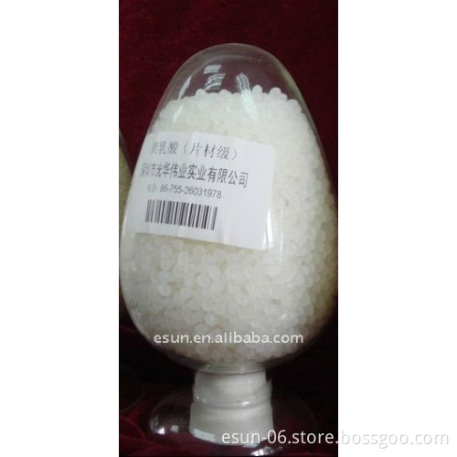 PLA Resin of Sheet Material Level